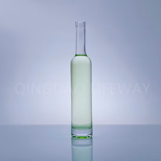 Garrafas de licor 375ml 500ml 750ml Vinho Vodka Garrafa de vidro de uísque com tampa de cortiça