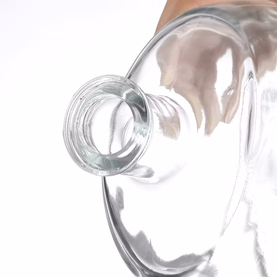 Garrafa transparente/ garrafa de vodka/ garrafa de vinho/garrafa de cristal/garrafa de tequila