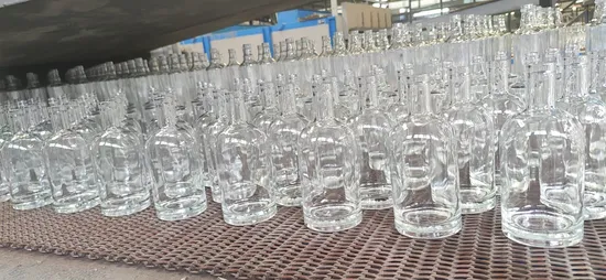 Garrafa de vinho de vidro em forma de Bordeaux vazia/garrafa de vinho tinto/garrafa de vinho de vidro/garrafa de Borgonha