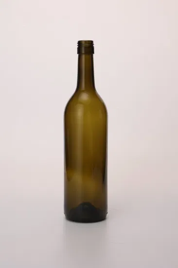 500ml 750ml 1 litro exclusivo antigo luz escura verde bordeaux garrafa de vidro de vinho champanhe garrafa de vinho espumante